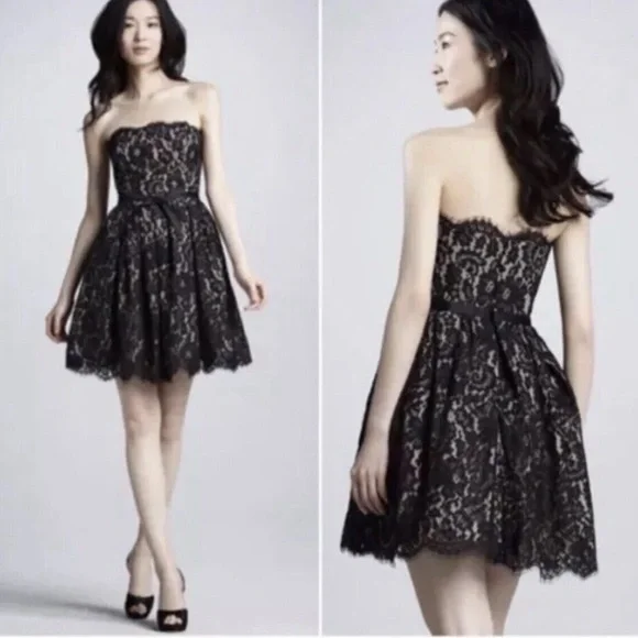 Neiman Marcus Dresses | Robert Rodriguez X Neiman Marcus X Target Strapless Black Lace Dress Lbd Size 6 | Color: Black | Size: 4 | Ladybugjrr's Closet Neiman Marcus Dresses | Robert Rodriguez X Neiman Marcus X Target Strapless Black Lace Dress Lbd Size 6 | Color: Black | Size: 4 | Ladybugjrr's Closet